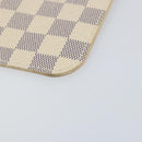 LOUIS VUITTON Damier Azur Neverfull MM Pouch LV Auth 152668-7