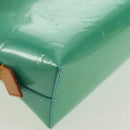 LOUIS VUITTON Vernis Pochette Cosmetic Pouch Blue Lagon M91747 LV Auth 152671V-15