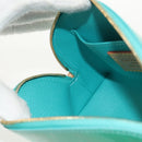 LOUIS VUITTON Vernis Pochette Cosmetic Pouch Blue Lagon M91747 LV Auth 152671V-18