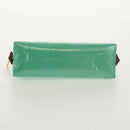 LOUIS VUITTON Vernis Pochette Cosmetic Pouch Blue Lagon M91747 LV Auth 152671V-6