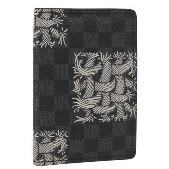 LOUIS VUITTON Graphite Christopher Nemeth Organizer De Poch N61213 Auth 152673