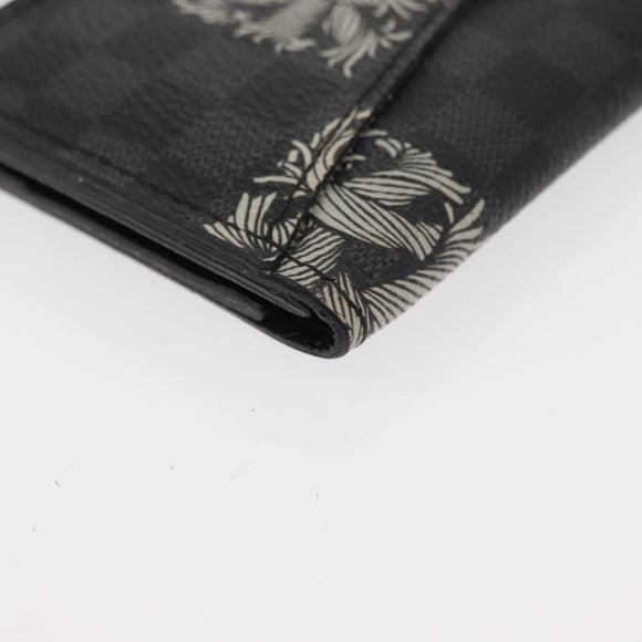 LOUIS VUITTON Graphite Christopher Nemeth Organizer De Poch N61213 Auth 152673