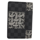 LOUIS VUITTON Graphite Christopher Nemeth Organizer De Poch N61213 Auth 152673-2