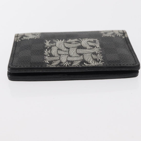 LOUIS VUITTON Graphite Christopher Nemeth Organizer De Poch N61213 Auth 152673