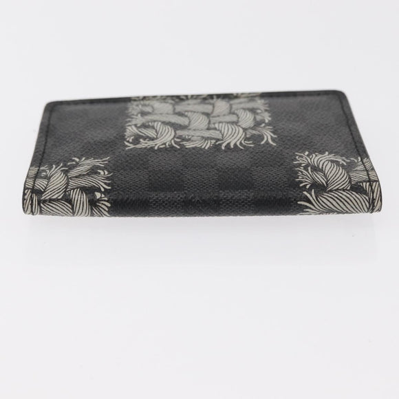 LOUIS VUITTON Graphite Christopher Nemeth Organizer De Poch N61213 Auth 152673