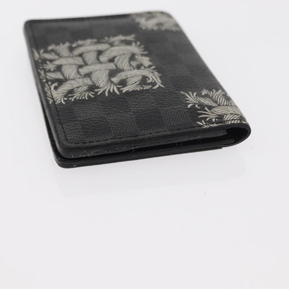 LOUIS VUITTON Graphite Christopher Nemeth Organizer De Poch N61213 Auth 152673