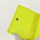 GUCCI Floral Bifold Wallet Leather Yellow 536353 Auth 152674A-15