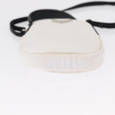 PRADA Shoulder Bag Nylon 2way White Silver Auth 152675V-5