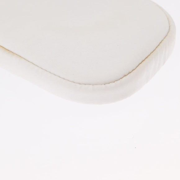 PRADA Shoulder Bag Nylon 2way White Silver Auth 152675V