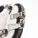 PRADA Shoulder Bag Nylon 2way White Silver Auth 152675V-19