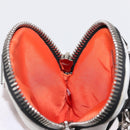 PRADA Shoulder Bag Nylon 2way White Silver Auth 152675V-21