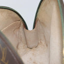 LOUIS VUITTON Monogram Trousse Demi Ronde Cosmetic Pouch M47520 LV Auth 152678-17