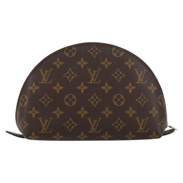 LOUIS VUITTON Monogram Trousse Demi Ronde Cosmetic Pouch M47520 LV Auth 152678 - 0