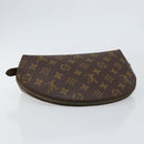 LOUIS VUITTON Monogram Trousse Demi Ronde Cosmetic Pouch M47520 LV Auth 152678-5