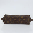 LOUIS VUITTON Monogram Trousse Demi Ronde Cosmetic Pouch M47520 LV Auth 152678-6