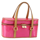 LOUIS VUITTON Vernis Sullivan Horizontal PM Bag Fuchsia Pink M91269 Auth 152679V-1