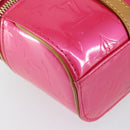 LOUIS VUITTON Vernis Sullivan Horizontal PM Bag Fuchsia Pink M91269 Auth 152679V-9