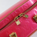 LOUIS VUITTON Vernis Sullivan Horizontal PM Bag Fuchsia Pink M91269 Auth 152679V-17