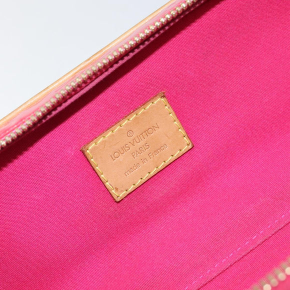 LOUIS VUITTON Vernis Sullivan Horizontal PM Bag Fuchsia Pink M91269 Auth 152679V