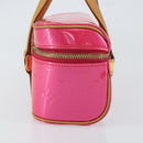 LOUIS VUITTON Vernis Sullivan Horizontal PM Bag Fuchsia Pink M91269 Auth 152679V-3