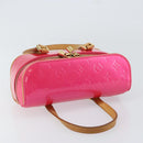 LOUIS VUITTON Vernis Sullivan Horizontal PM Bag Fuchsia Pink M91269 Auth 152679V-6