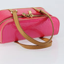 LOUIS VUITTON Vernis Sullivan Horizontal PM Bag Fuchsia Pink M91269 Auth 152679V-7