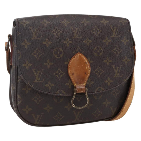 LOUIS VUITTON Monogram Saint Cloud GM Shoulder Bag M51242 LV Auth 152680