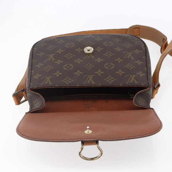 LOUIS VUITTON Monogram Saint Cloud GM Shoulder Bag M51242 LV Auth 152680