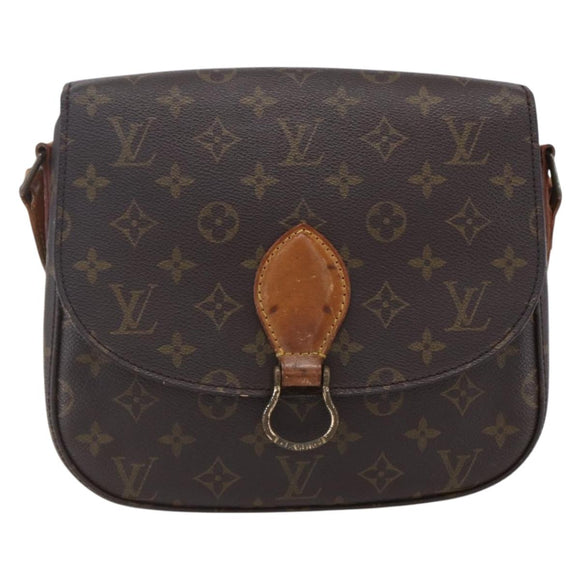 LOUIS VUITTON Monogram Saint Cloud GM Shoulder Bag M51242 LV Auth 152680