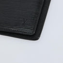 LOUIS VUITTON Epi Agenda Bureau Day Planner Cover Black LV Auth 152683-7