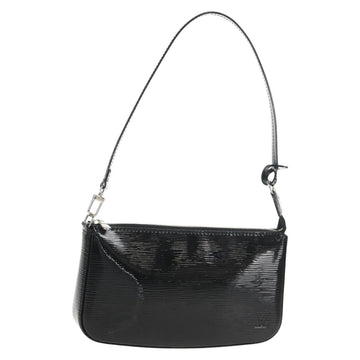 LOUIS VUITTON Epi Pochette Accessoires Pouch Noir Electric M4080N Auth 152684AV