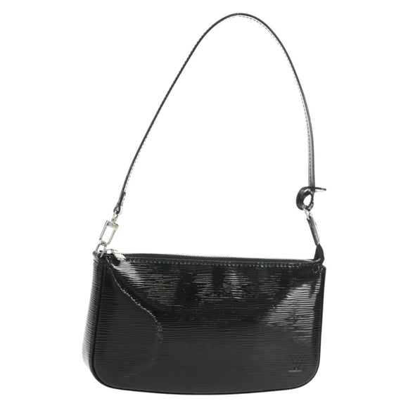 LOUIS VUITTON Epi Pochette Accessoires Pouch Noir Electric M4080N Auth 152684AV