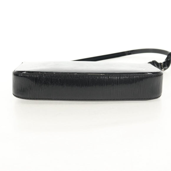 LOUIS VUITTON Epi Pochette Accessoires Pouch Noir Electric M4080N Auth 152684AV