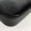 LOUIS VUITTON Epi Pochette Accessoires Pouch Noir Electric M4080N Auth 152684AV-17