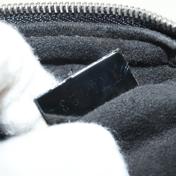 LOUIS VUITTON Epi Pochette Accessoires Pouch Noir Electric M4080N Auth 152684AV