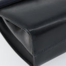 Salvatore Ferragamo Shoulder Bag Leather Black Gold Auth 152686-11