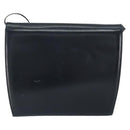 Salvatore Ferragamo Shoulder Bag Leather Black Gold Auth 152686-3