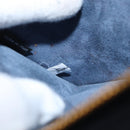 Miu Miu Shoulder Bag Leather Blue Gold Auth 152690-25