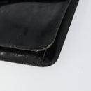 CHANEL Chain Shoulder Bag Patent leather Black Gold CC Auth 152693-9