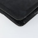 CHANEL Chain Shoulder Bag Patent leather Black Gold CC Auth 152693-16