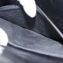 CHANEL Chain Shoulder Bag Patent leather Black Gold CC Auth 152693-12