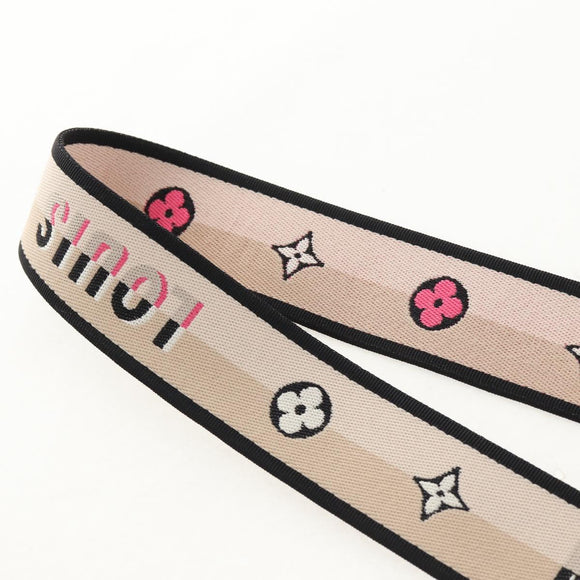 LOUIS VUITTON Signature Shoulder Strap Canvas 39.4"" Beige LV Auth 152698M