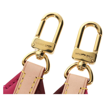 LOUIS VUITTON Clinue BB Strap Shoulder Strap Leather 39.4"" Pink LV Auth 152699A - 0