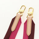 LOUIS VUITTON Clinue BB Strap Shoulder Strap Leather 39.4"" Pink LV Auth 152699A-4