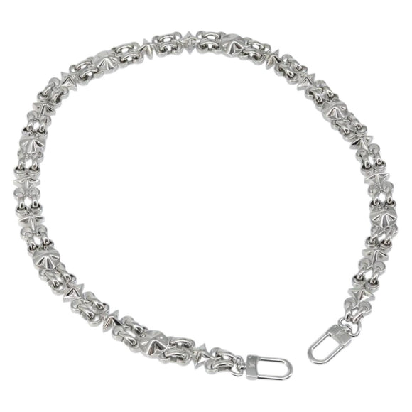 LOUIS VUITTON For Dauphine Shoulder Strap Stainless Steel Silver LV Auth 152700A