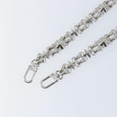 LOUIS VUITTON For Dauphine Shoulder Strap Stainless Steel Silver LV Auth 152700A-3