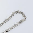 LOUIS VUITTON For Dauphine Shoulder Strap Stainless Steel Silver LV Auth 152700A-5