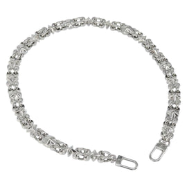 LOUIS VUITTON For Dauphine Shoulder Strap Stainless Steel Silver LV Auth 152701SAM