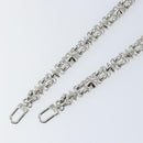 LOUIS VUITTON For Dauphine Shoulder Strap Stainless Steel Silver LV Auth 152701A-4