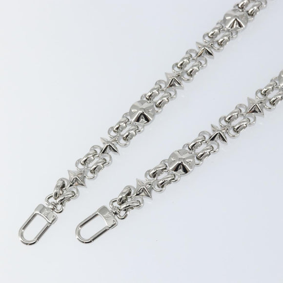 LOUIS VUITTON For Dauphine Shoulder Strap Stainless Steel Silver LV Auth 152701A